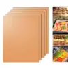 FZCSPEED Grill Pads BBQ Mats Accessories Heat Resistant Baking Mat for Air Fryer Cooking Oven Microwave Charcoal Electric BBQ