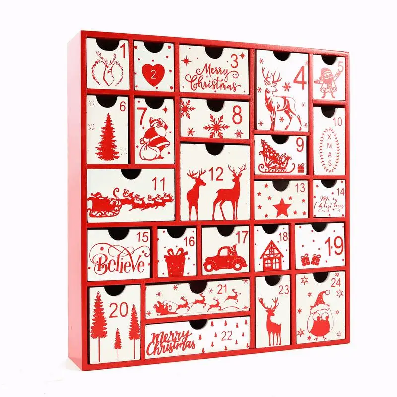 

Advent Calendar For Christmas Wooden Countdown To Christmas Table Decor 24 Days Count Down Wooden Seasonal Decor For Home Office