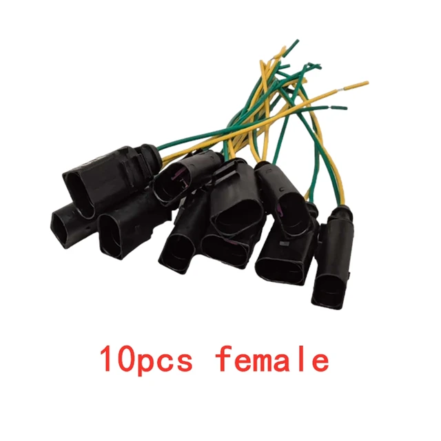 10x 2 Pin Connector Plug Wire For Volvo FH/FM/FL For Scania Heavy Truck Side Marker Lights Clearance Lamps Sun Visor Light