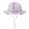 Baby Cotton Bucket Hat New Children Sunscreen Outdoor Caps Boys Girls Print Panama Hat Unisex Beach Fishing Hat For 3-12 Months 6