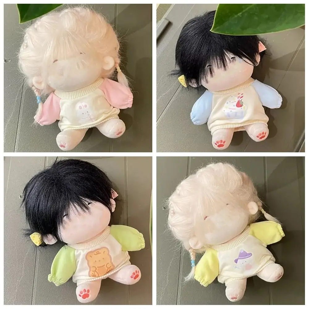 매치 컬러 후드 러블리 블라우스 장난감 스웨터, 인형 집 놀이 사진 소품, 10cm, 20cm