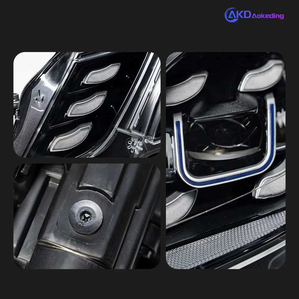 벤츠 W212 용 자동차 조명, LED 헤드라이트 2010-2013 E200 E300 E260 헤드 램프, Drl 프로젝터 렌즈, 자동차 액세서리