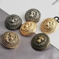 20PCS/Lot Fashion Metal  Lion Head Button British College Style Retro Suit Coat Windbreaker Shirt Hand-stitched Button Decorativ 1