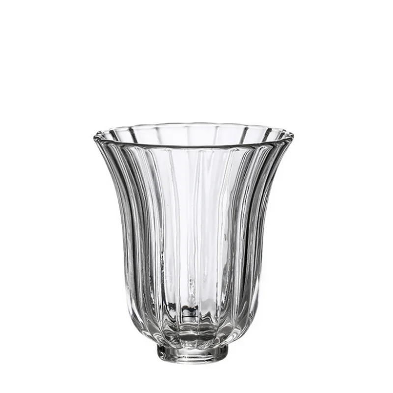 Japanese Heat-resistant Handmade Glass Chrysanthemum Petal Pattern Flower Teacup White Wine Cup Tea Cup Teacup Smelling Smal