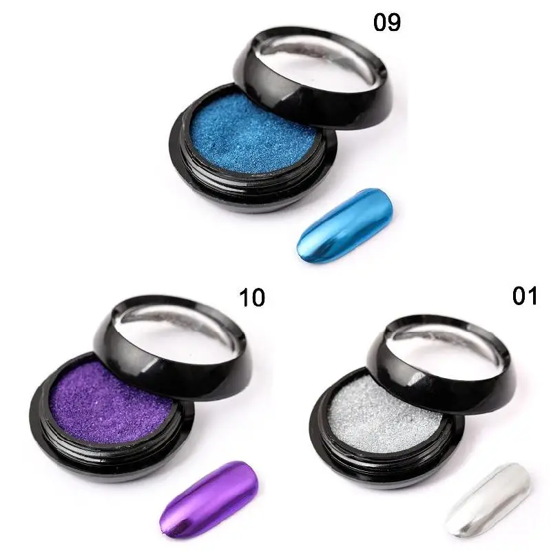 2ml Nail Powder Bright Metallic Effect Nail Mirror Powder Manicure