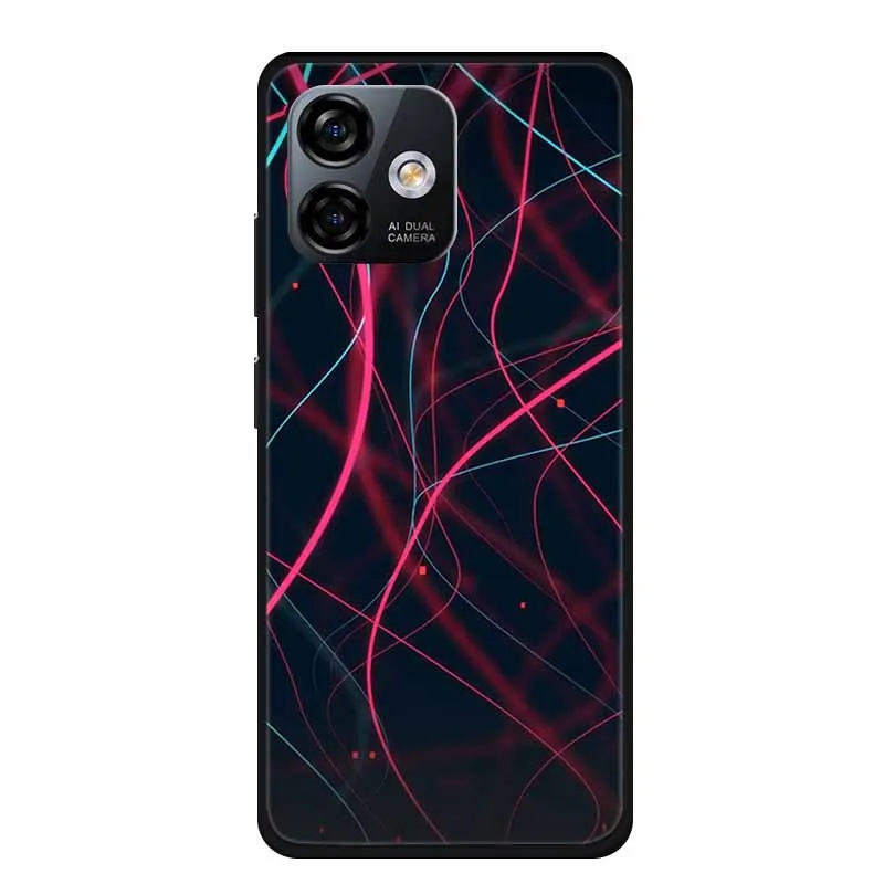 Luxury Black TPU Soft Silicone Phone Case - Fashionable Protective Cover