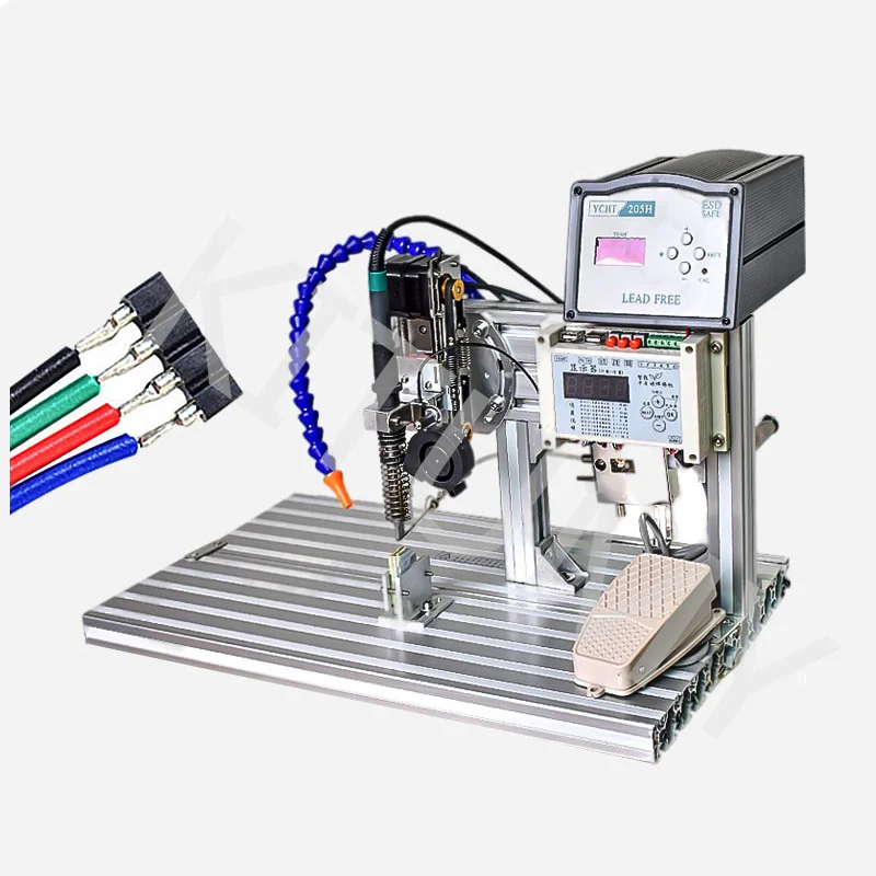 Semi Automatic LED Strip Soldering Station Auto USB Wire Connector Soldering Data Cable Machine 220V/110V