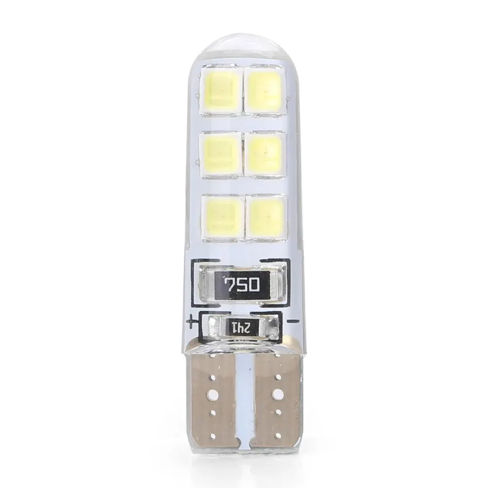 

Uniersal T10 Car LED Lights White Car Lamps Canbus Error Free Bright Light Bulbs W5W 12SMD 2835 360 Degree