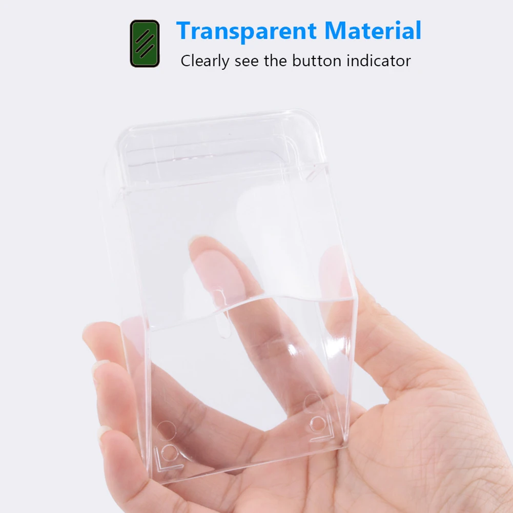Waterproof Outdoor Transparent Cover for Wireless Doorbell Home Door Bell Ring wireless doorbell cover