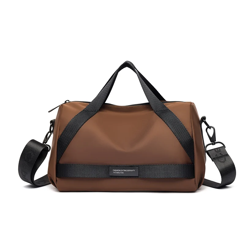 1 piece shoulder bag, solid color handbag, adjustable shoulder strap, zipper closure, Unisex Fashion crossover bag, suitable for