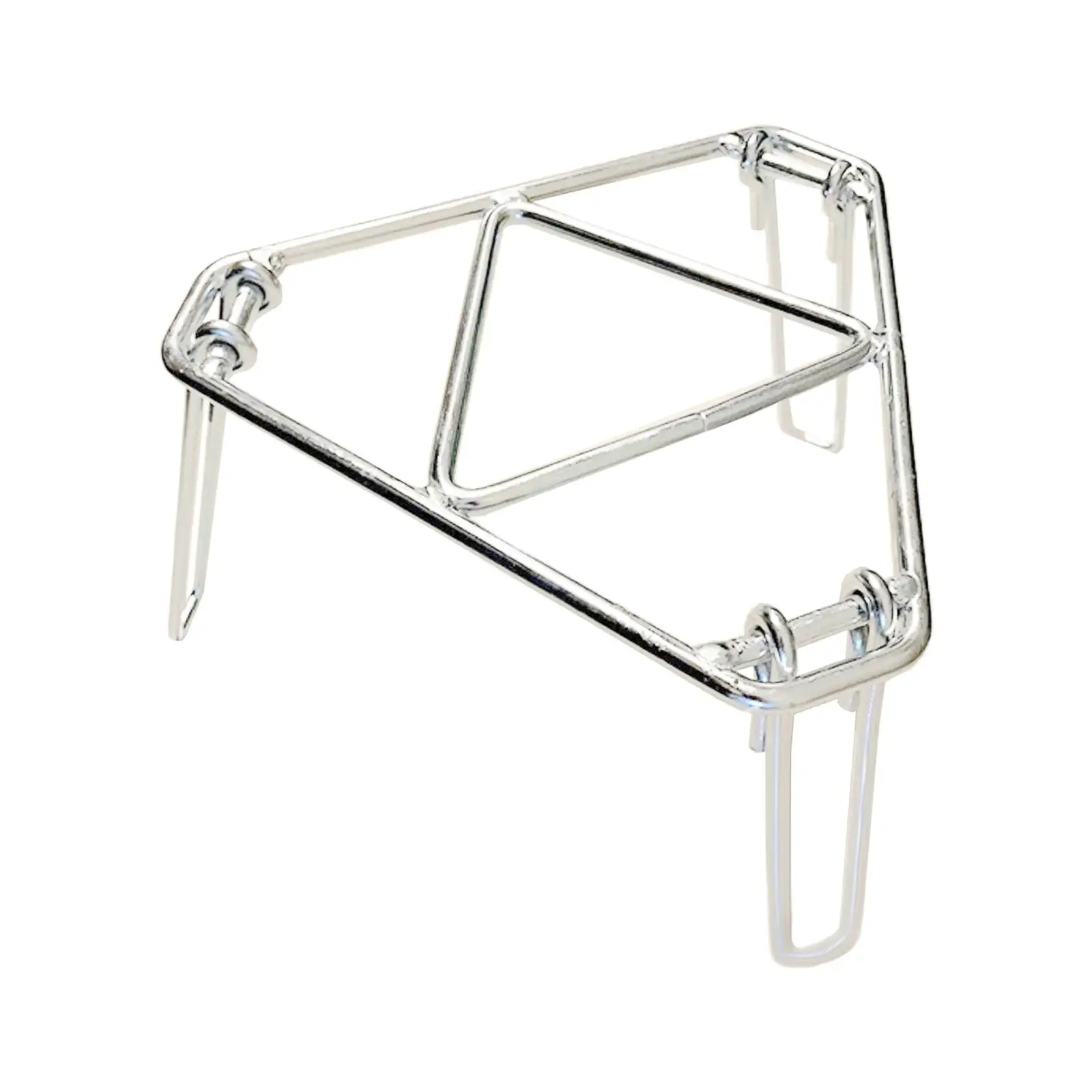 Portable Burner Stand Stove Foldable Fireplace for Garden BBQ Camping Rack