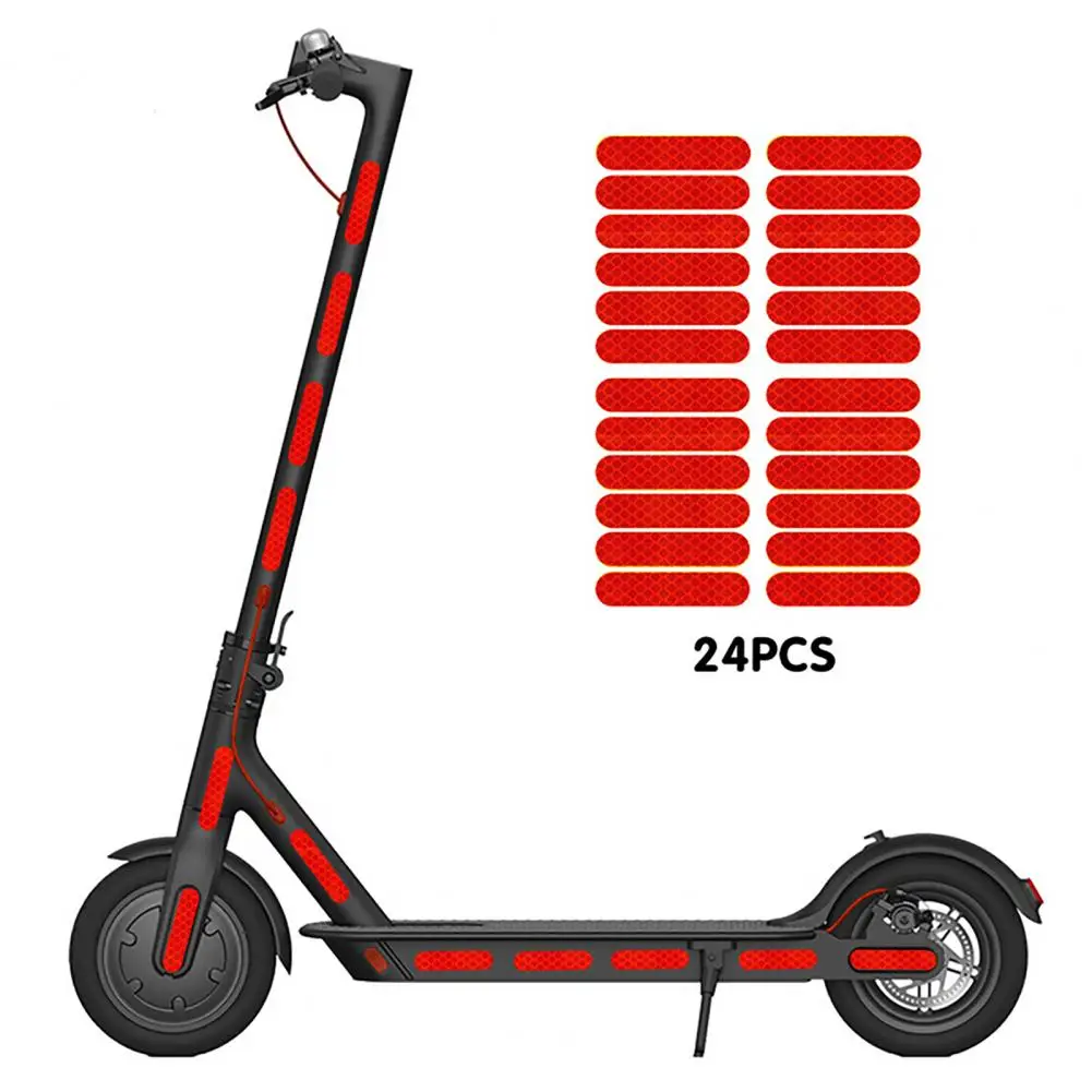 Fashion Scooter Decal Waterproof Bright Colors Scratch Protection Scooter Wheel Sticker  Stick Firmly Scooter Wheel Sticker two colors 116 60 49cm 120kg silver white bright oxidation aluminum flat tube rose oxford cloth carrying bag director s chair