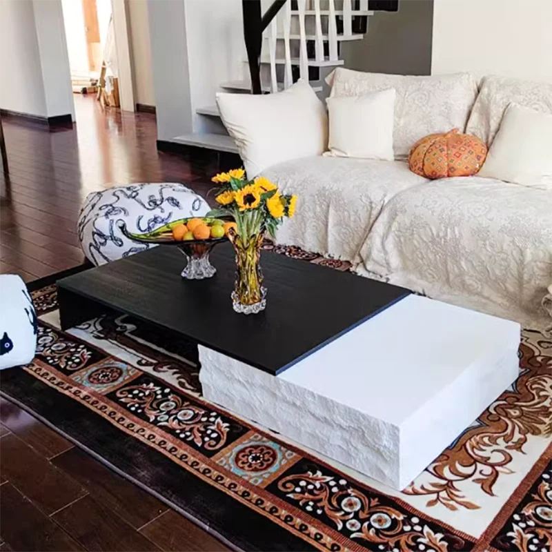 

Nordic Antique Coffee Table European Aesthetic Sofa Side Glass Coffee Table Italian Minimalist Kaffee Tische House Decorations