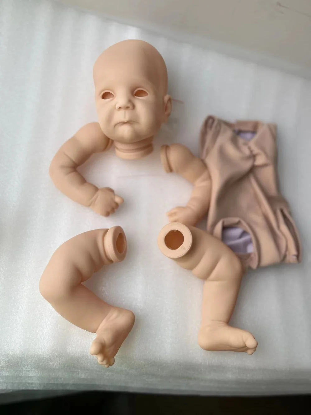 20inch Reborn Doll Ducklin Lifelike Doll Parts Body Eyes