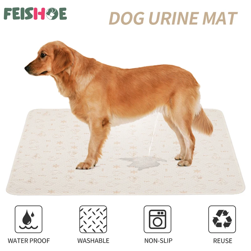 Washable Dog Pet Diaper Mat Reusable Pet Pee Pad Absorb Mat Training Pad Underpad for Dogs