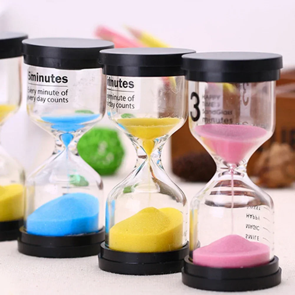 5 Minutes Colorful Hourglass Sandglass Children KidGift Toy Sand Timer Hour Glass Home Decoration Sand ClockKid Timer Learning
