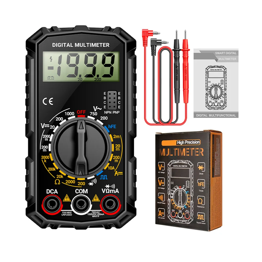 Digital Multimeter Digital Multimeter Voltage Tester Voltmeter SZ06 SZ308 TRMS 2000 Counts Auto-Ranging Ohm Volt Amp Meter Measuring AC/DC Voltage