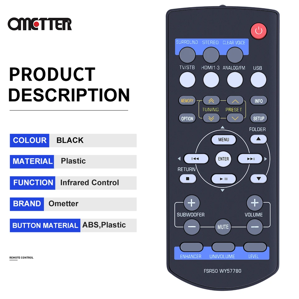 YAMAHA サラウンドシステムSR301 リモコン付 YAMAHA