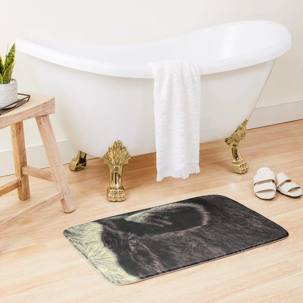 

Copy of Black & White Cow Farm Animal Farmhouse Art Country Decor A061 Bath Mat