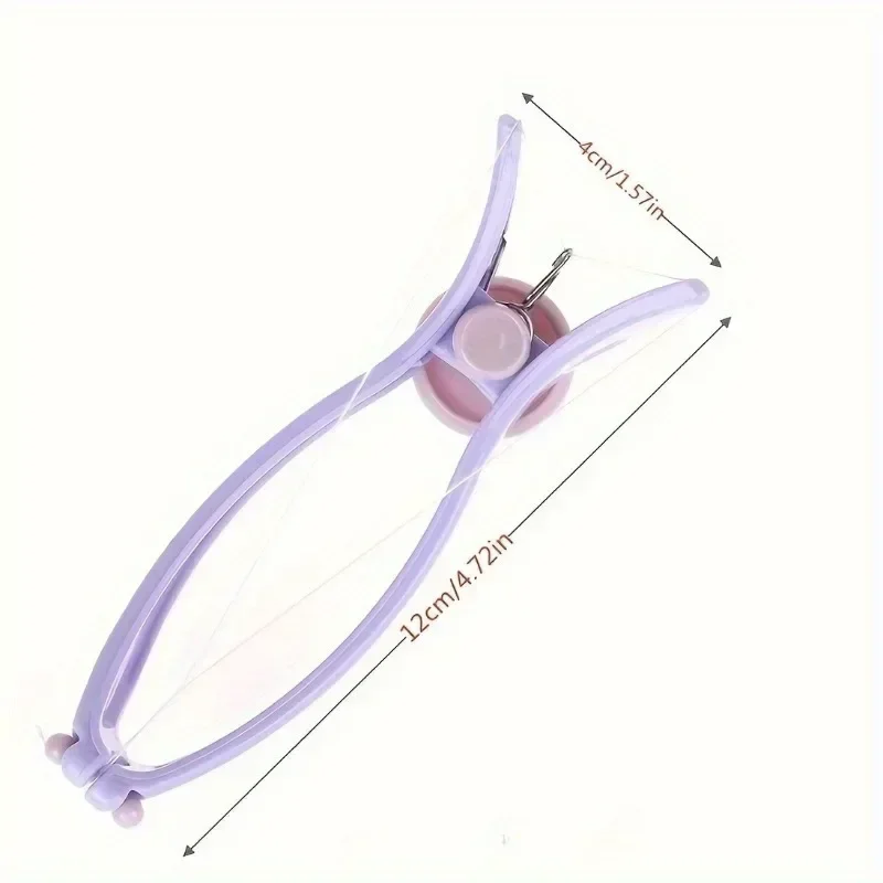 Mini Facial Hair Remover - Spring Threading Epilator for Easy Cheek and Eyebrow Defeathering, Makeup Beauty Tool