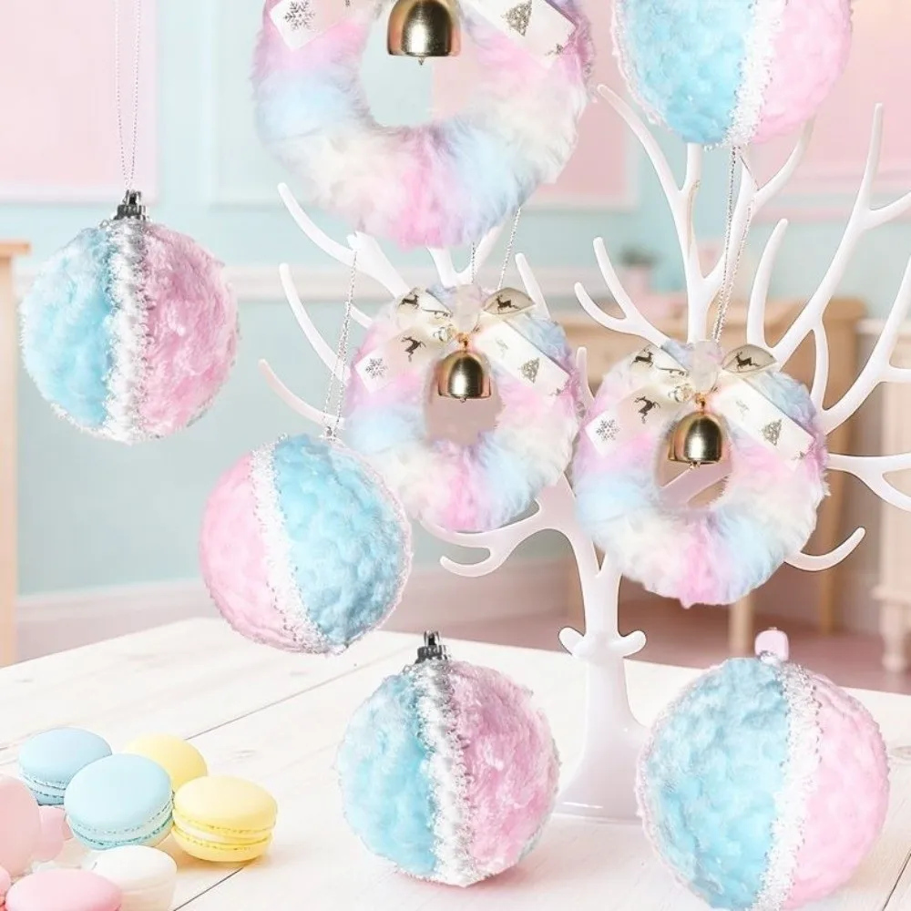 Home Decor Christmas Ball Decoration Exquisite Elegant Bell Wreath Pendant Hanging Party Decoration Gift