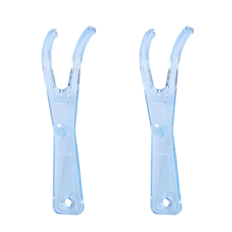 2x Floss Holder Aid Oral Picks Teeth Care Interdental Convenient