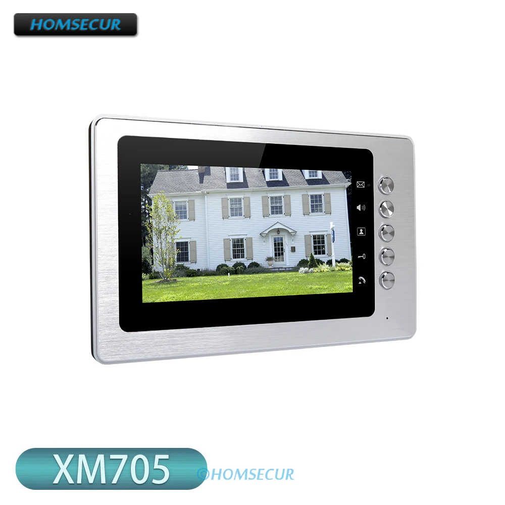 4 Wire 7" TFT LCD Screen XM705 for HDS Series 700TVLine Video Doorbell Phone Intercom Family System Kit