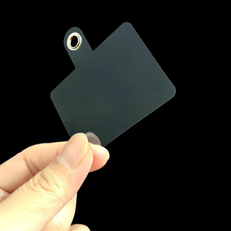 1-10PCS Transparent Flexible Mobile Phone Lanyard Cads Mobile Phone Universal Lanyard Transparent Lanyard Sticker Strap Clip Pen