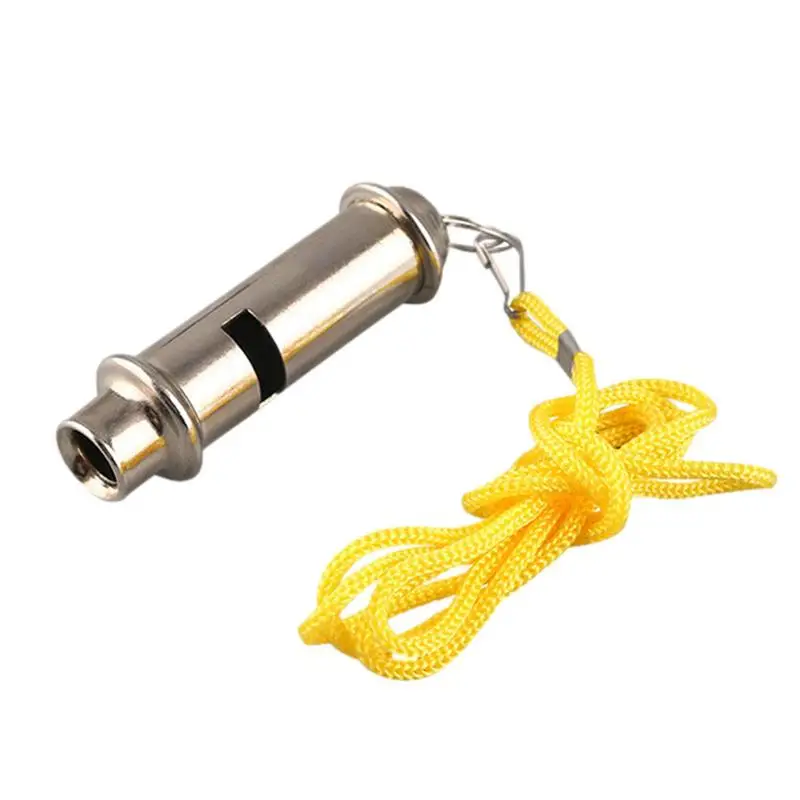 Metal Survival Whistle Outdoor First Aid for Soccer Football Basketball Hockey Baseball Sports Safety for Outdoor