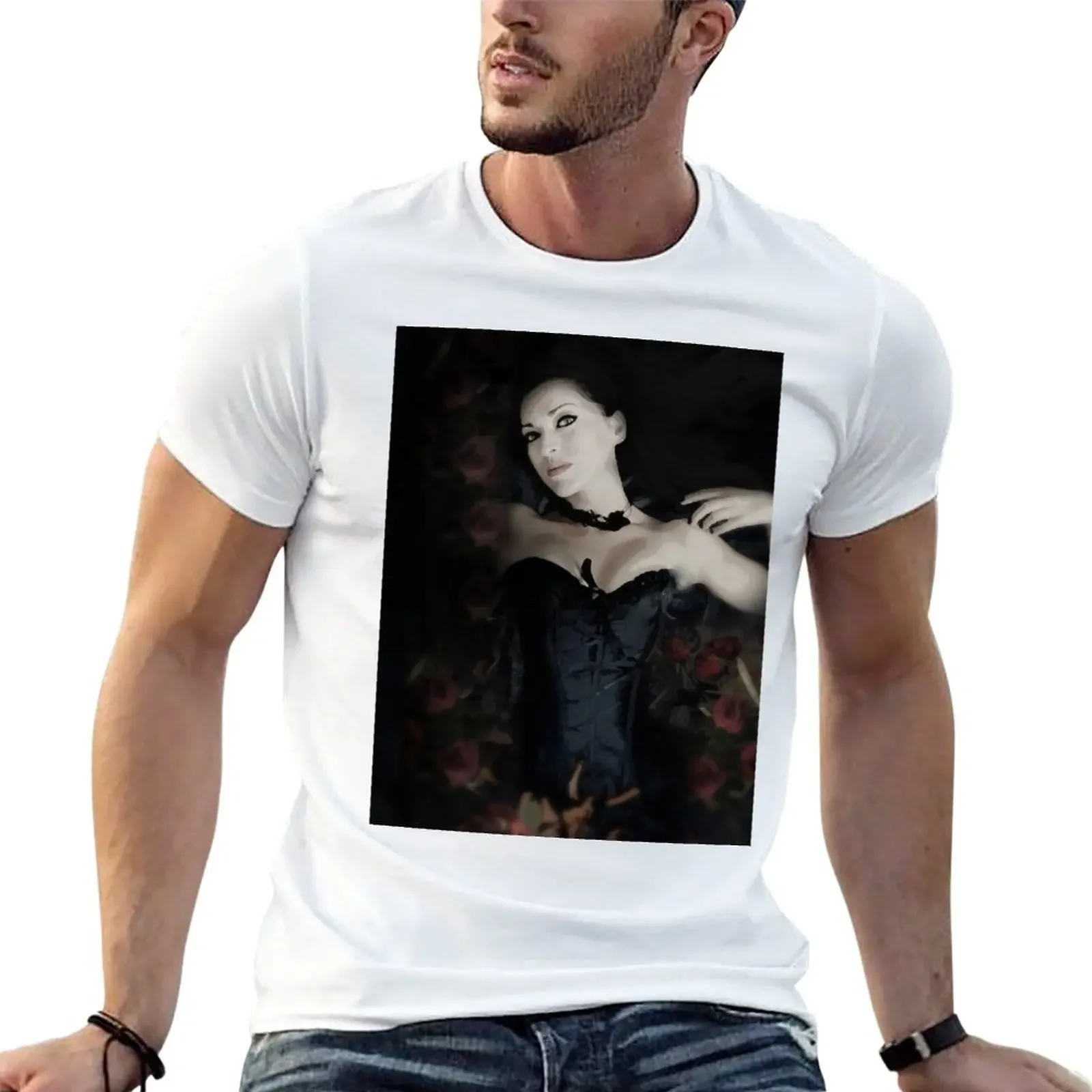 

Aeon's Embrace Sirenia Inspired Artwork T-Shirt vintage clothes sports fans animal prinfor boys men clothings