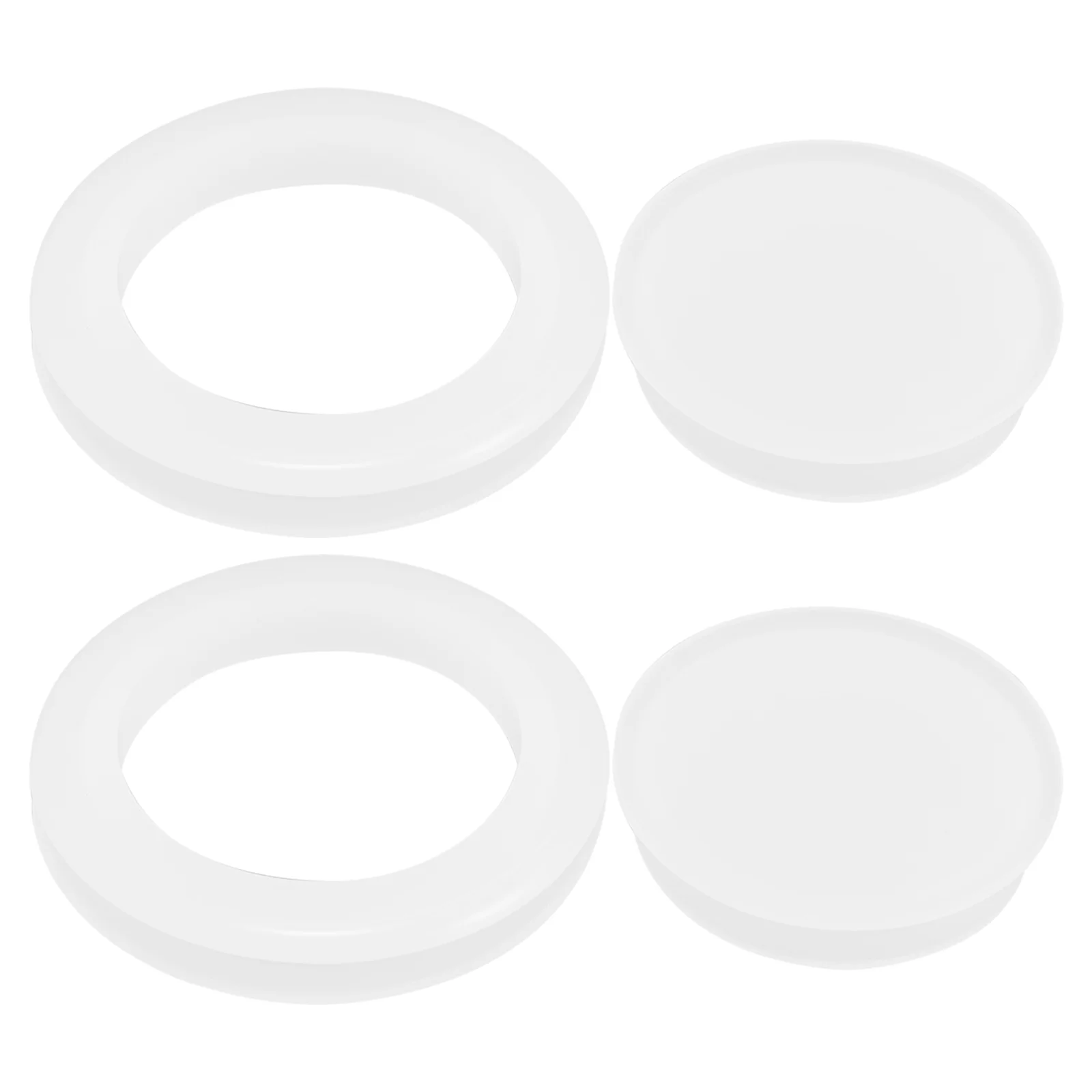 

2 Pcs Outdoor Umbrella Silicone Eyelet Ring Cover Patio Table Hole Thicker Plug Dust Grommet Protector