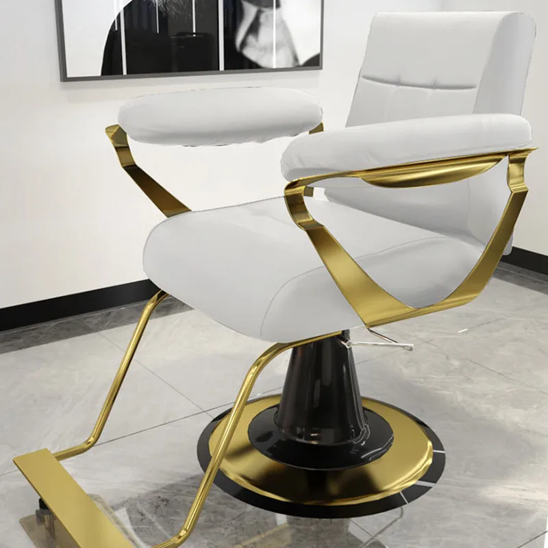 

Professional Barber Hydraulic Chair Makeup Ergonomic Chair Modern Retro Luxury Silla Para Lashistas Salon Equipment Furniture