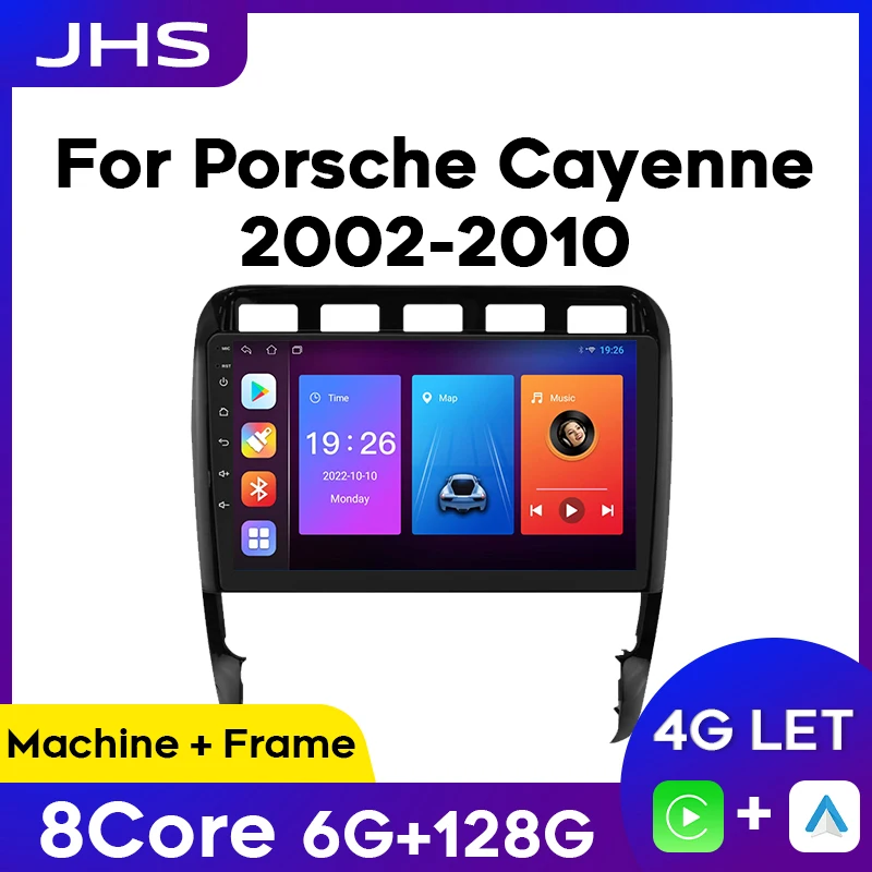 

Android Car Radio for Porsche Cayenne 1 2002-2010 Multimedia Stereo Video Player 2din 4G GPS Navigation Wireless Carplay Auto