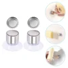 2 Sets Simple Magnetic Soap Holder Car Mount Wall Mounted Rack Hanging Bathroom Stainless Steel Suction Miss Holders 4
