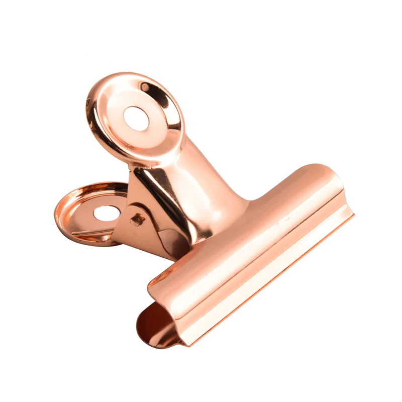 Solid Color Metal Dovetail Clips Chancery Paper Documents Organizer Metal Binder Clips Notes Letter