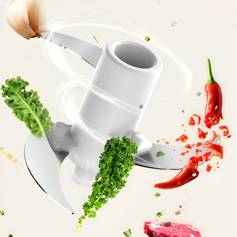 350ml Mini Kitchen Food Processor Multifunctional Cordless Electric Meat/Garlic Grinder Household Baby Food Processor 2