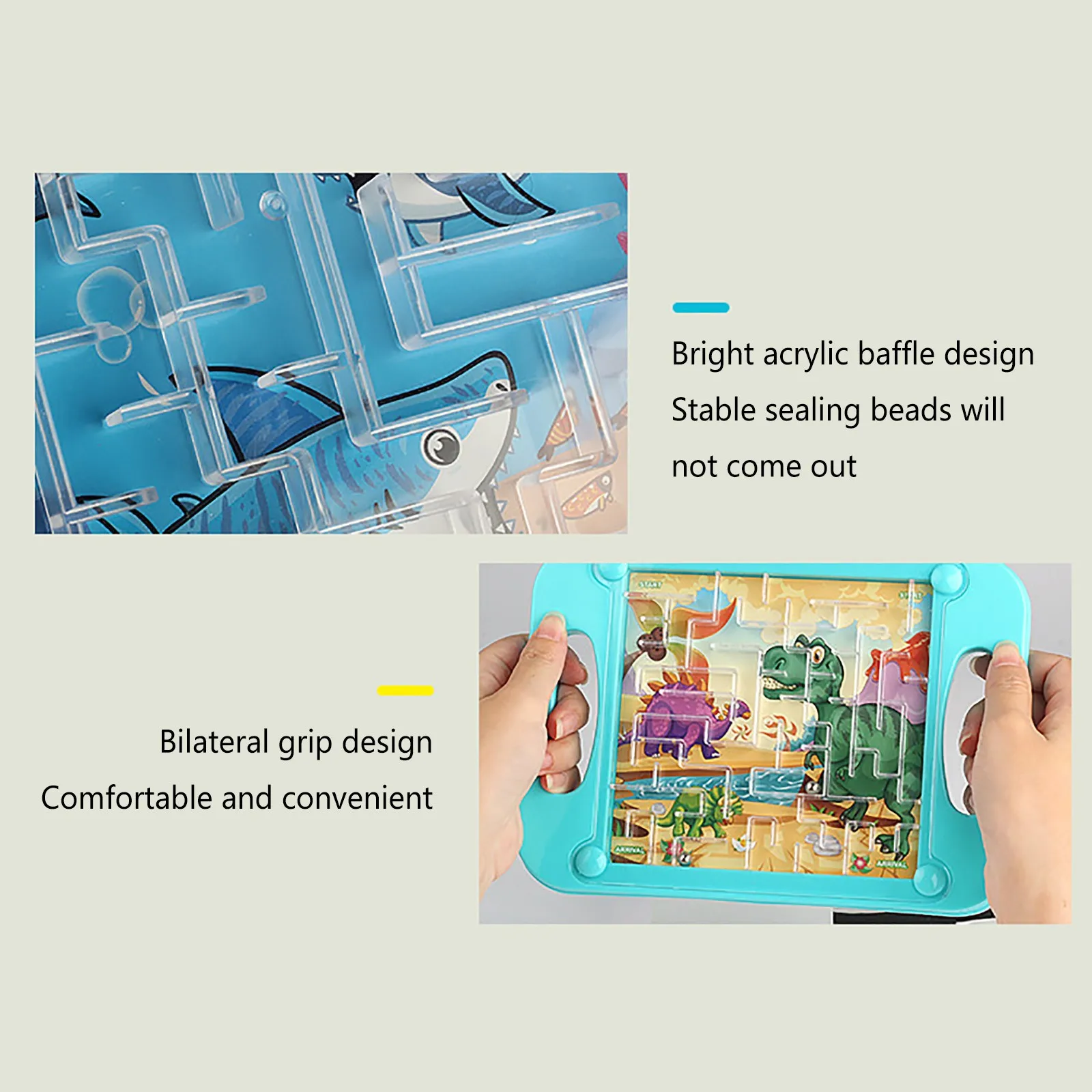3D Kids Maze Ball Balance Gravity Memory Sequential Puzzle Montessori Early Education Gifts For Baby educational toys Game 5