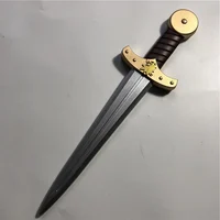 2pcs/Set Halloween Prop Lion Shield Cosplay Golden Sword PU Weapon Movie Game Anime Cos Kids Role Play Gift 2