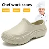 Anti-Slip Chef Shoes Garden Kitchen Work Shoes Men Women Labor Protection Waterproof Single Size EVA Material Simple Style