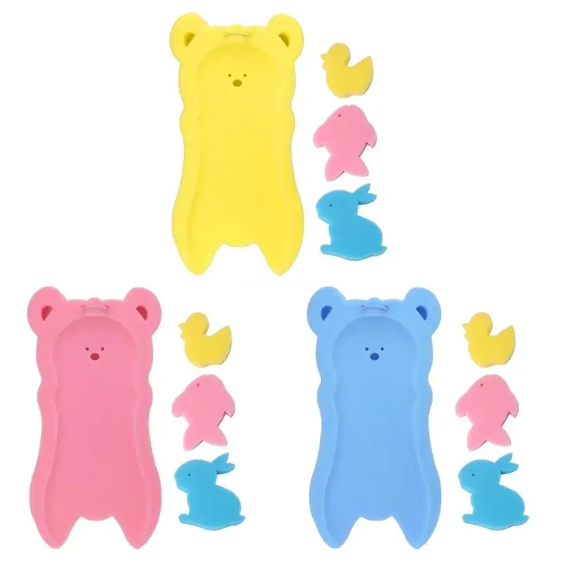 

Portable Baby Bathtub Pad Bath Tub Shower Cushion Newborn Support Mat