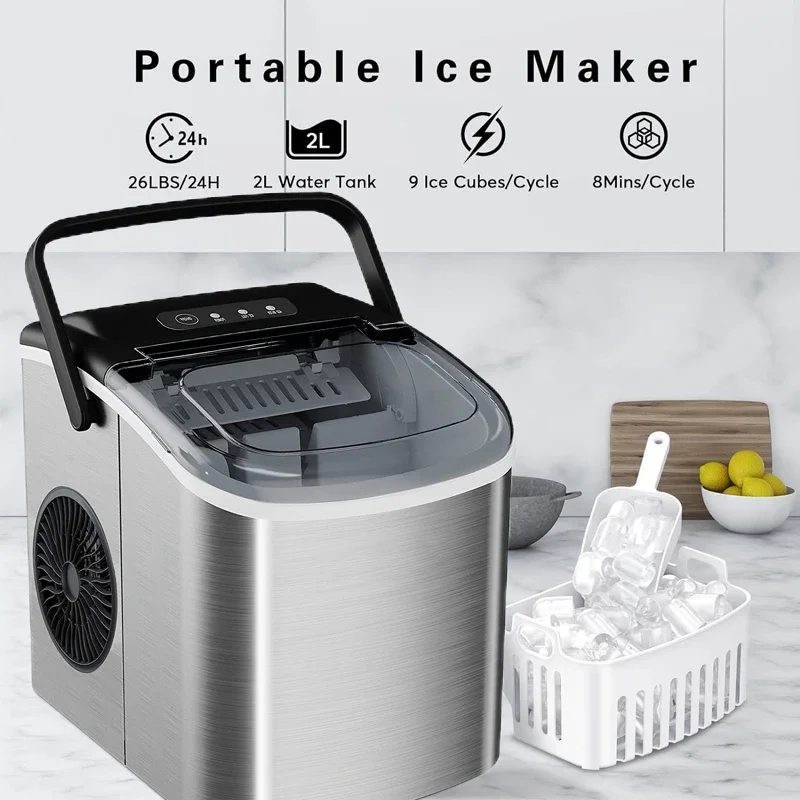 YYHC- NEW Ice Maker Ice Making Machine for Home Use with Factory Price Portable Countertop Maker Machine