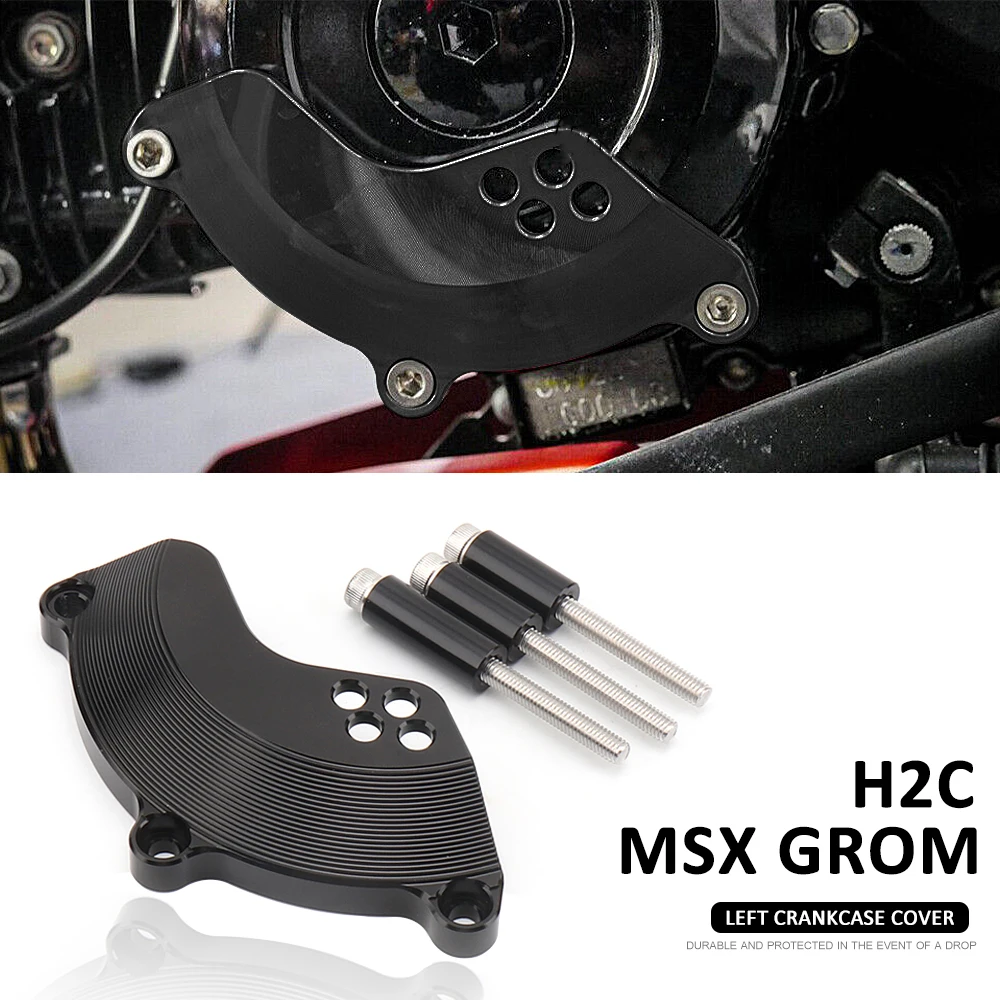 

Motorcycle Engine Stator Cover Guard Crankcase Protector Side Cover Left Right For Honda H2C MSX GROM 2020 2021 2022