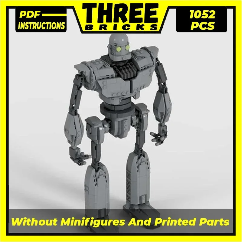 

Moc Building Bricks Famous Movie Model The Iron Giant Soldier Technology Modular Blocks Gifts Christmas Toys DIY Sets Assembly