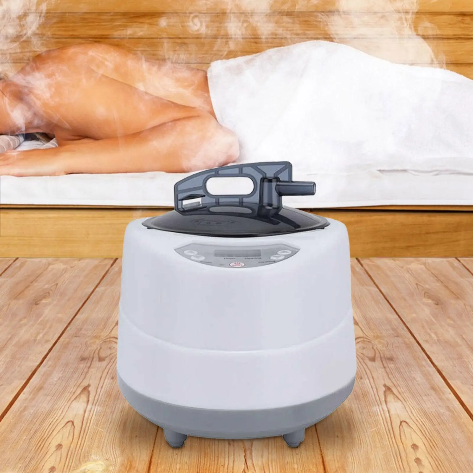 2L US Plug Large Capacity Home SPA 1000W Portable 220V/50Hz Fumigation Steam Machine Versatile Sauna Steamer Steam Generator 4