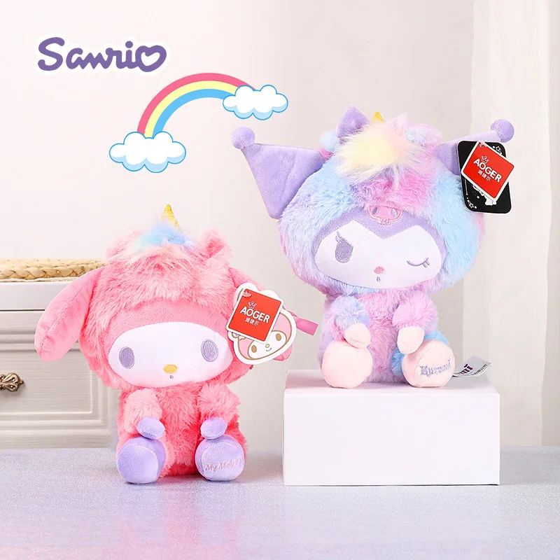 

Sanrio Подлинная милая плюшевая кукла мультфильм аниме Китти Кот полакко Монстр куроми милая кукла День Святого Валентина плюшевая игрушка подарок для девочек