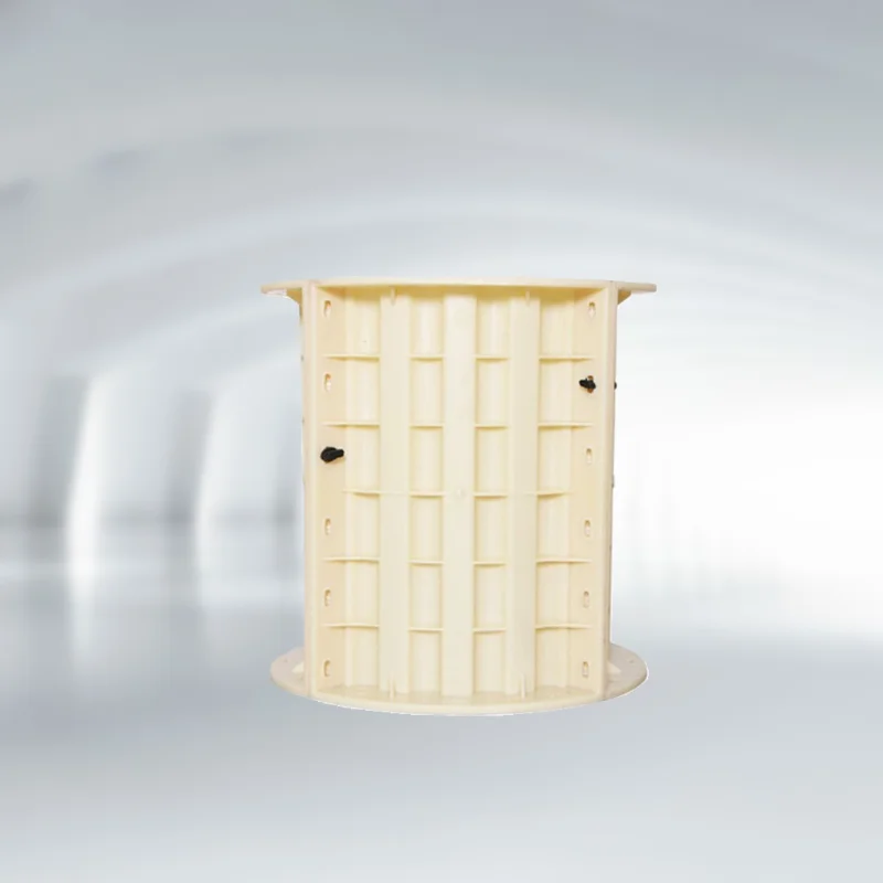 ABS Plastic Durable Round Concrete Column Mold Spares, Cement Roman Pillar Mould Parts for Roof Supports, 25cm /9.84in