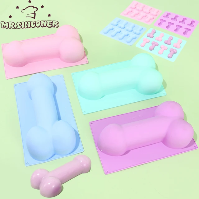  Silicone Penis Mold, Penis Soap Mold, Adult Theme