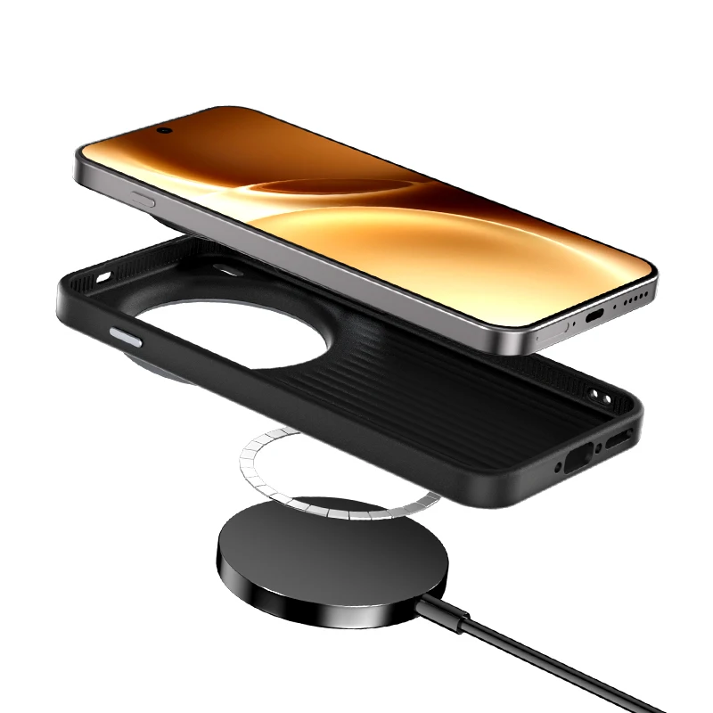 Premium Carbon Fiber Phone Case with TPU Border and Lens Protection