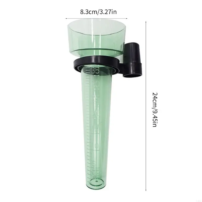 Garden Rain Gauges Plastic Inserted Rain Gauges Equipment for Outdoor Garden