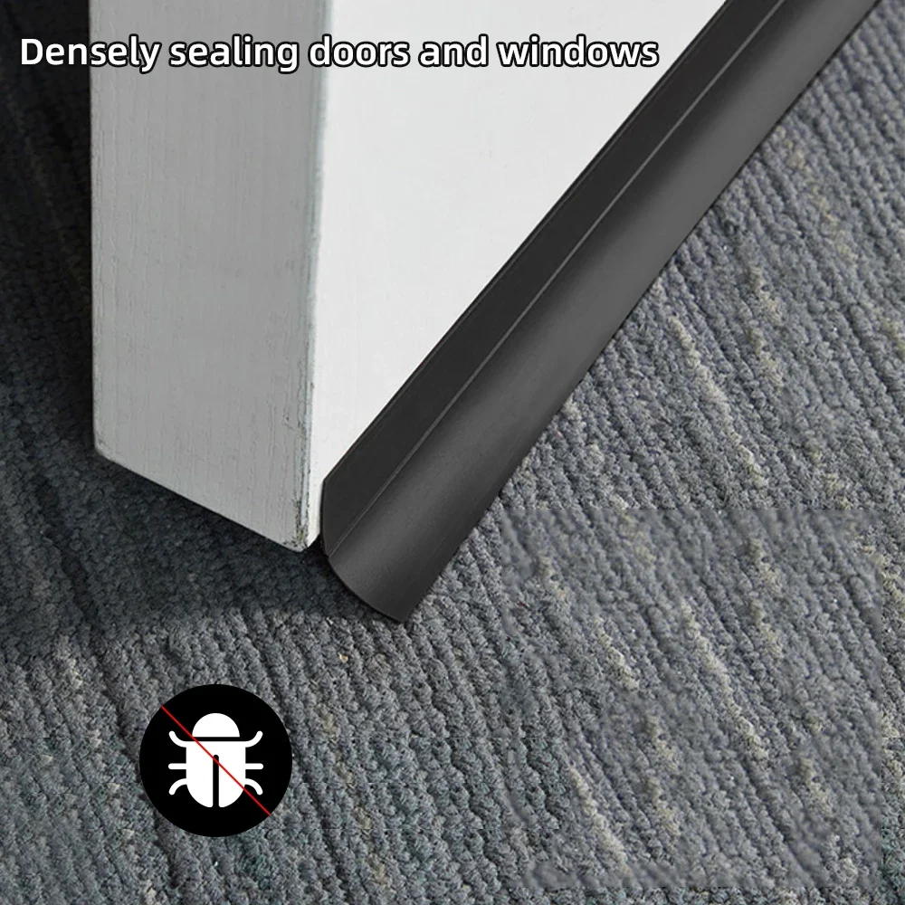 Door Window Bottom Sealing Strip Tape Insect Proof Weatherstrip Windproof Dust Self Adhesive